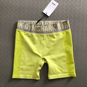 NEW Gymshark Flex Shorts Lime Marl/Light Grey